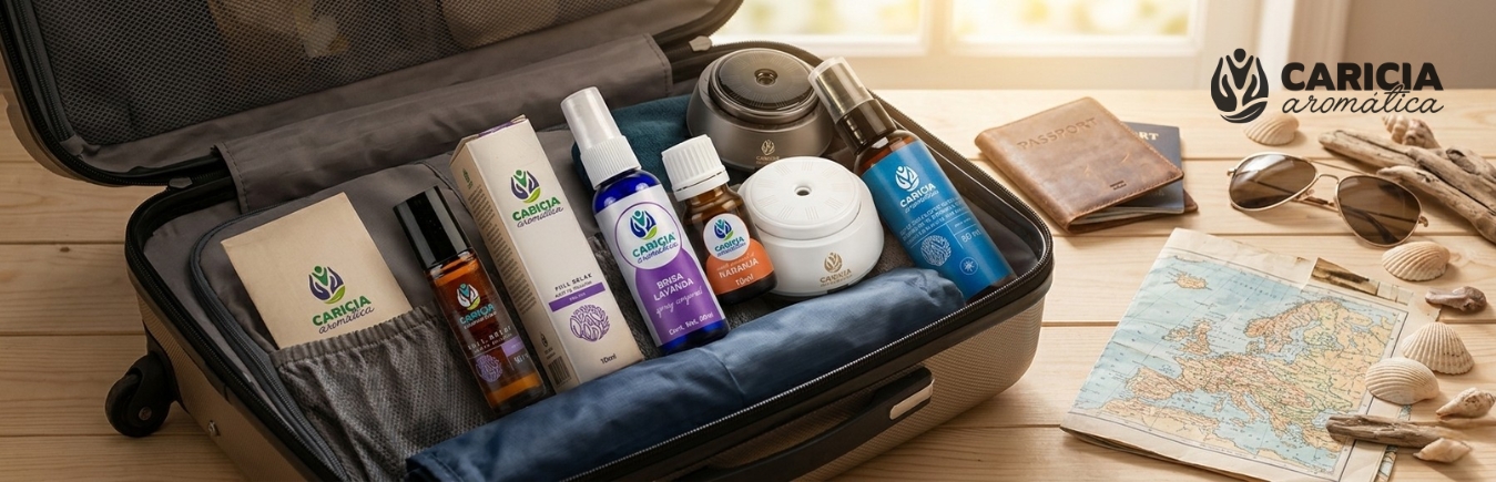 Aromaterapia para viajes de verano: Tu kit esencial para descansar en cualquier destino