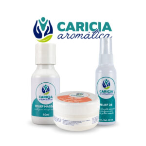 Productos de herbolaria Caricia para favorecer el alivio muscular natural tras el esfuerzo físico.