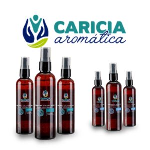 Kit de tres brisas de aceites esenciales idénticas de 120ml en promoción de Caricia Aromática