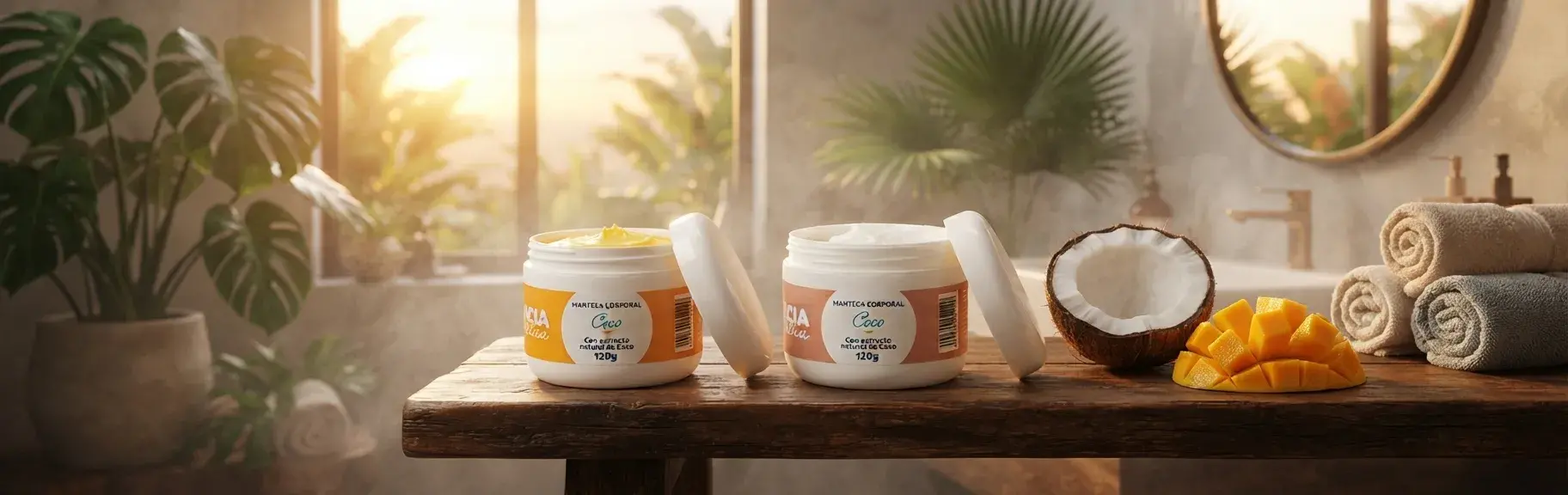 Piel de seda: El secreto de las mantecas de coco y mango para la resequedad 🥥🥭