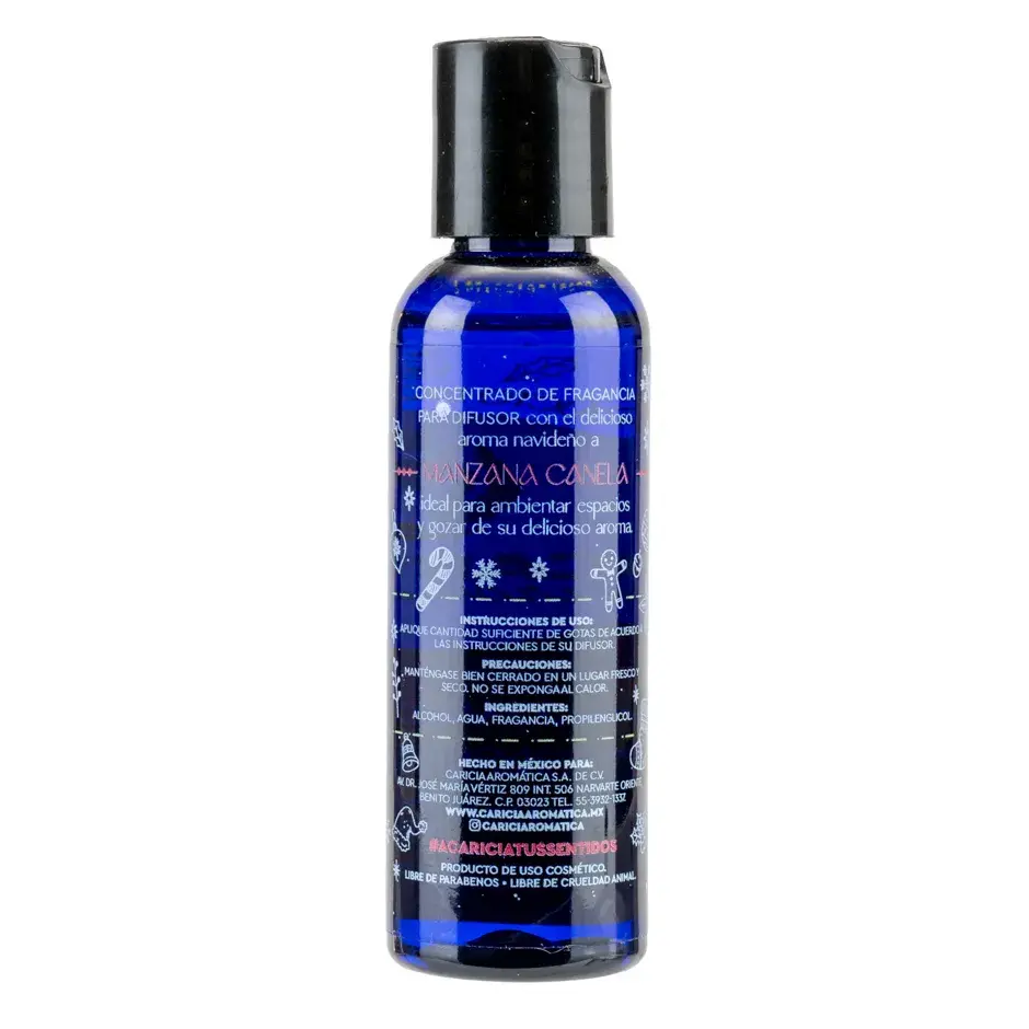 Aceite para Difusor Manzana Canela de Caricia Aromática de 60ml.
