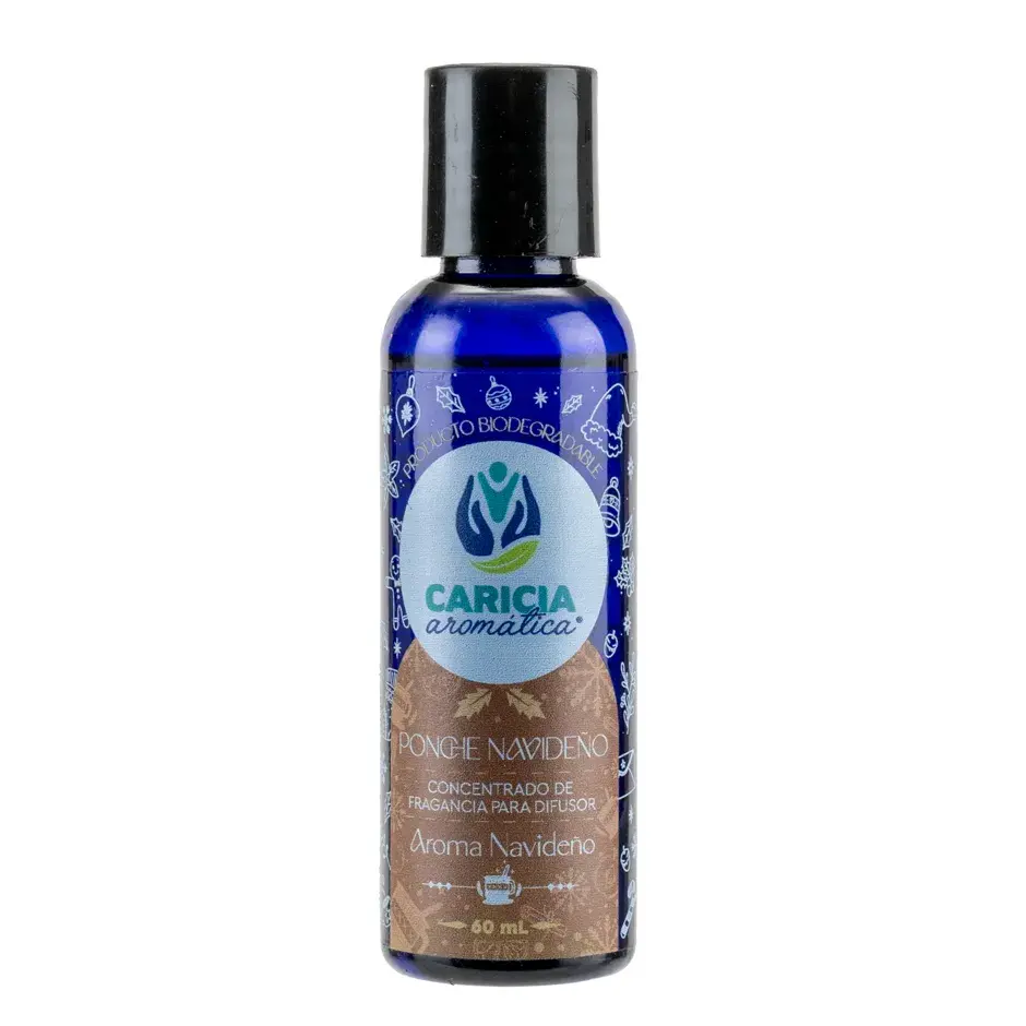 Aceite para Difusor Ponche Navideño de Caricia Aromática 60ml.