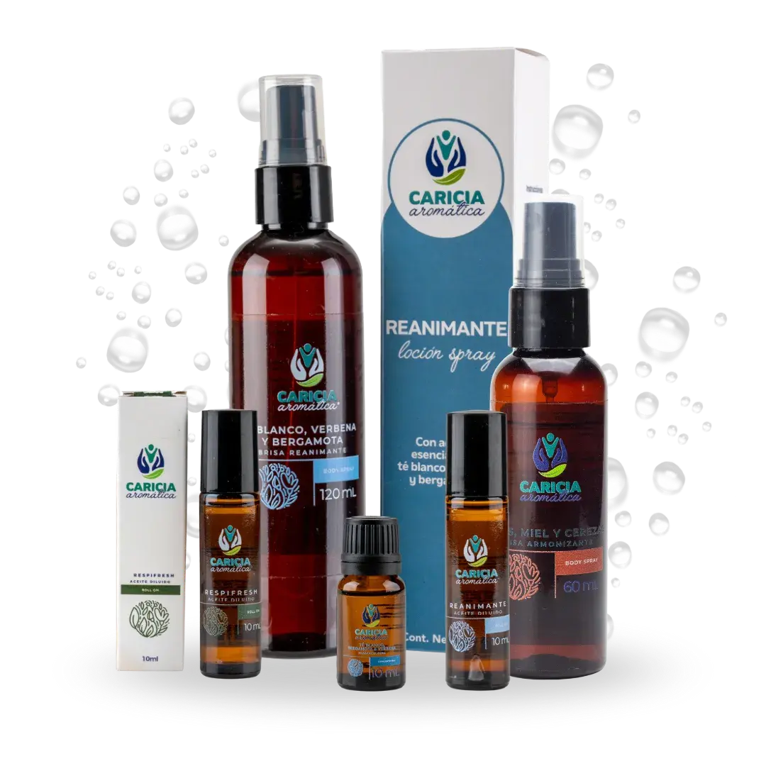 Productos para lograr Energía y Consentración-Caricia Aromática