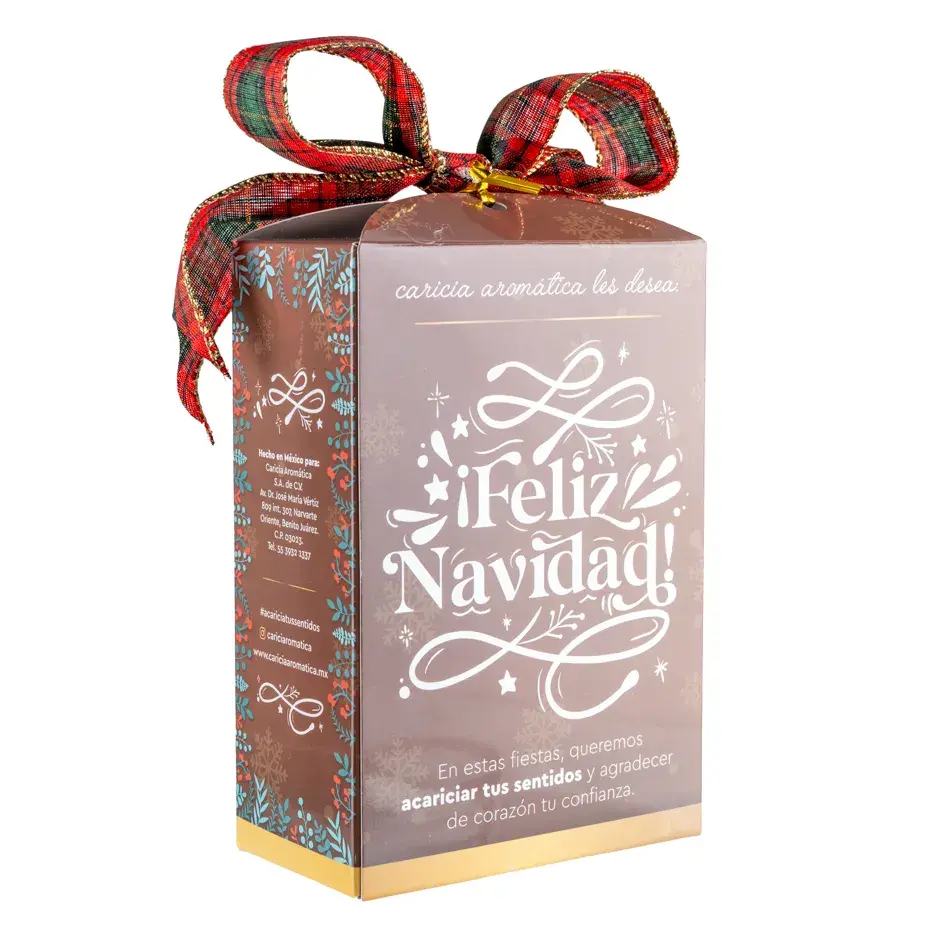 Kit Ponche Navideño de Caricia Aromática con Aceite para Difusor y Brisa Ambiental de 60ml.